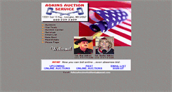 Desktop Screenshot of adkins-auction-service.com